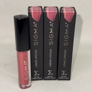 Sigma Beauty Liquid Lipstick FABLE (3 Pack) Minis NEW IN BOX